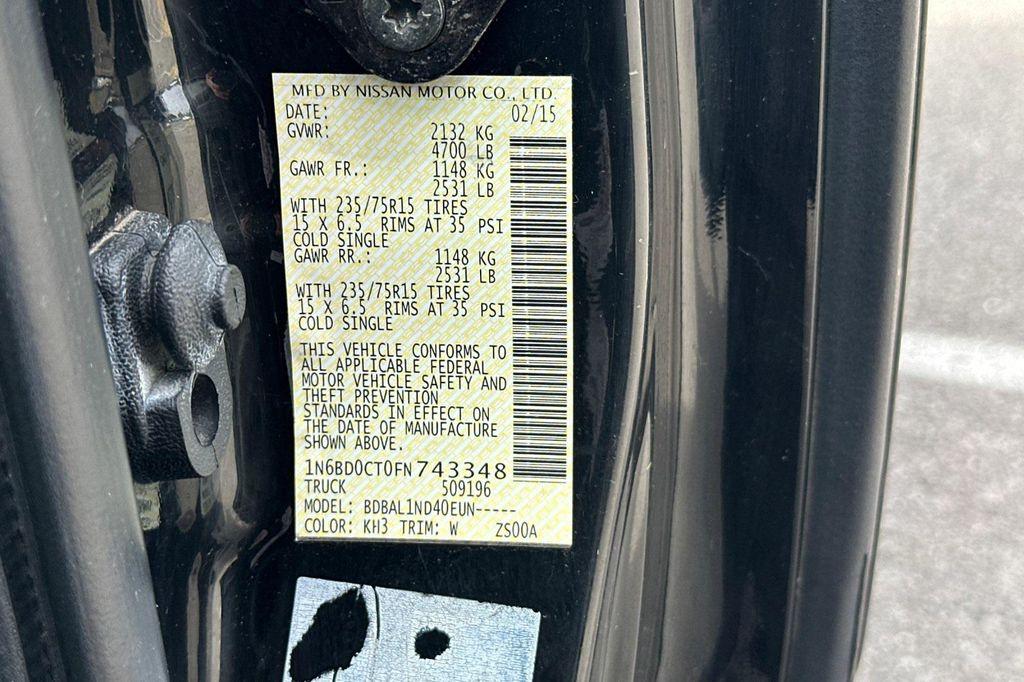 used 2015 Nissan Frontier car, priced at $9,870