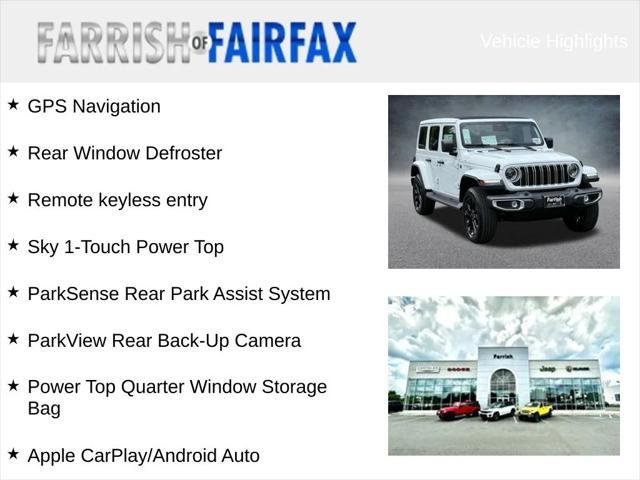 new 2025 Jeep Wrangler 4xe car, priced at $57,562