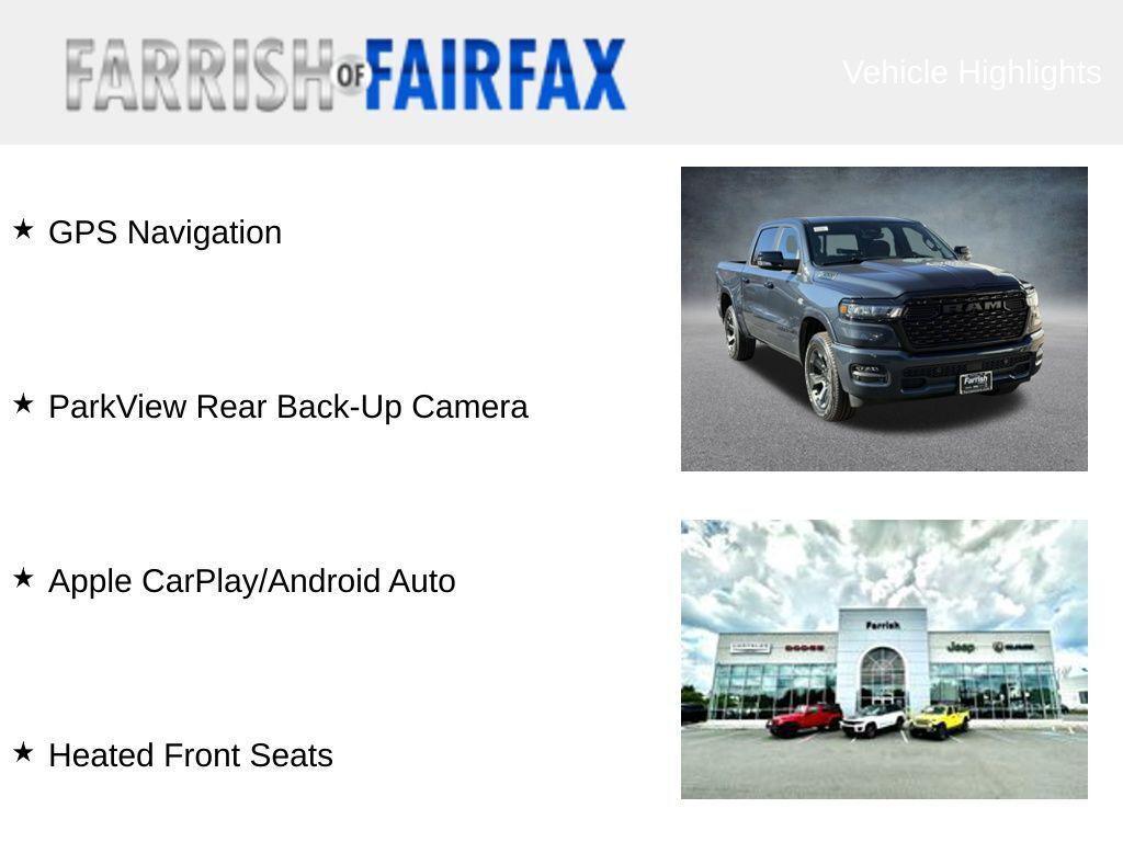 new 2026 Ram 1500 car, priced at $52,018