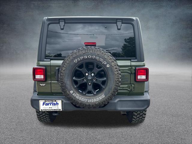 used 2021 Jeep Wrangler car, priced at $34,005