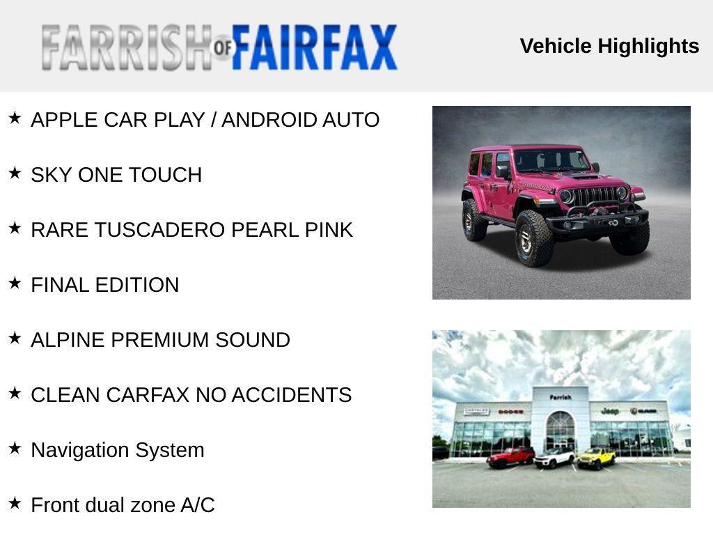 used 2024 Jeep Wrangler car, priced at $82,500