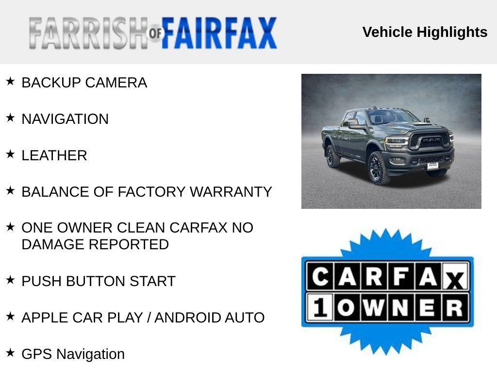 used 2024 Ram 2500 car, priced at $63,998