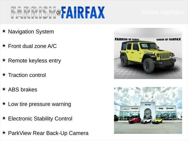 new 2023 Jeep Wrangler 4xe car, priced at $50,282