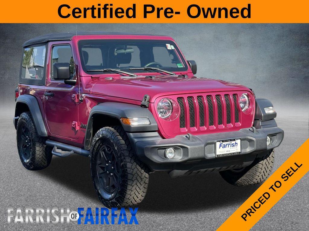 used 2021 Jeep Wrangler car, priced at $26,995