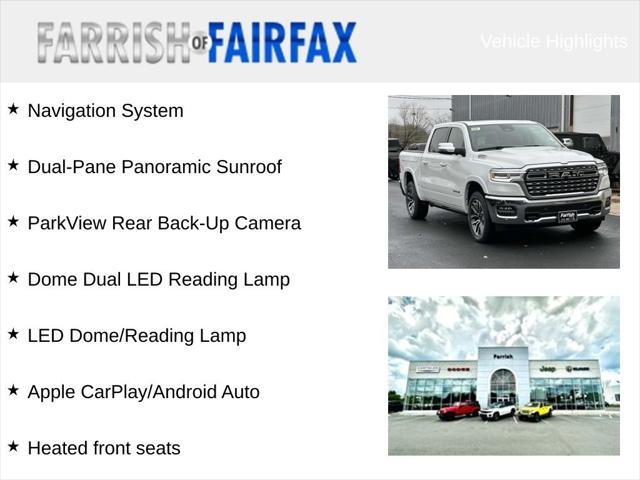 new 2025 Ram 1500 car, priced at $65,092