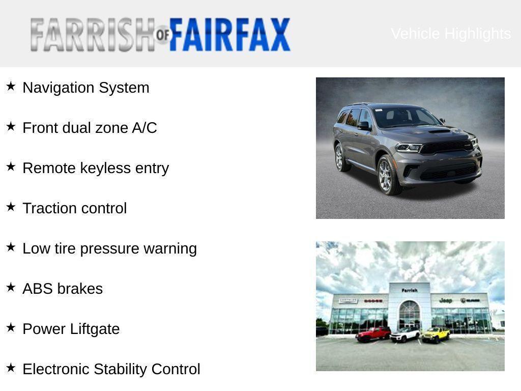 new 2026 Dodge Durango car, priced at $42,129