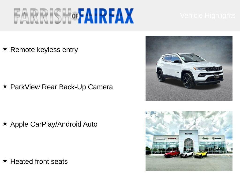 new 2026 Jeep Compass car, priced at $26,636