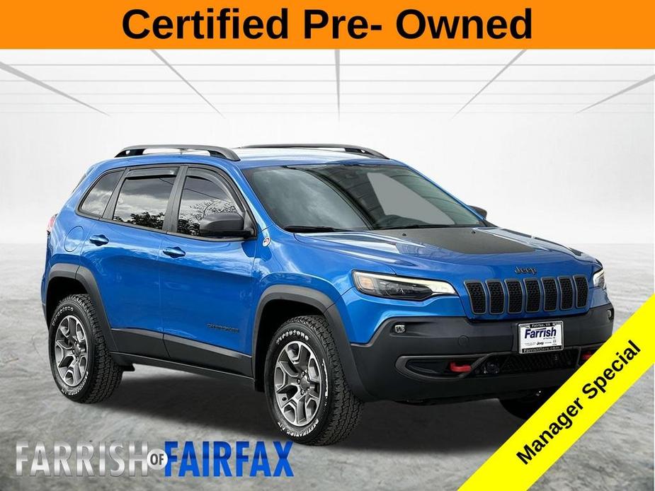 used 2021 Jeep Cherokee car, priced at $21,995