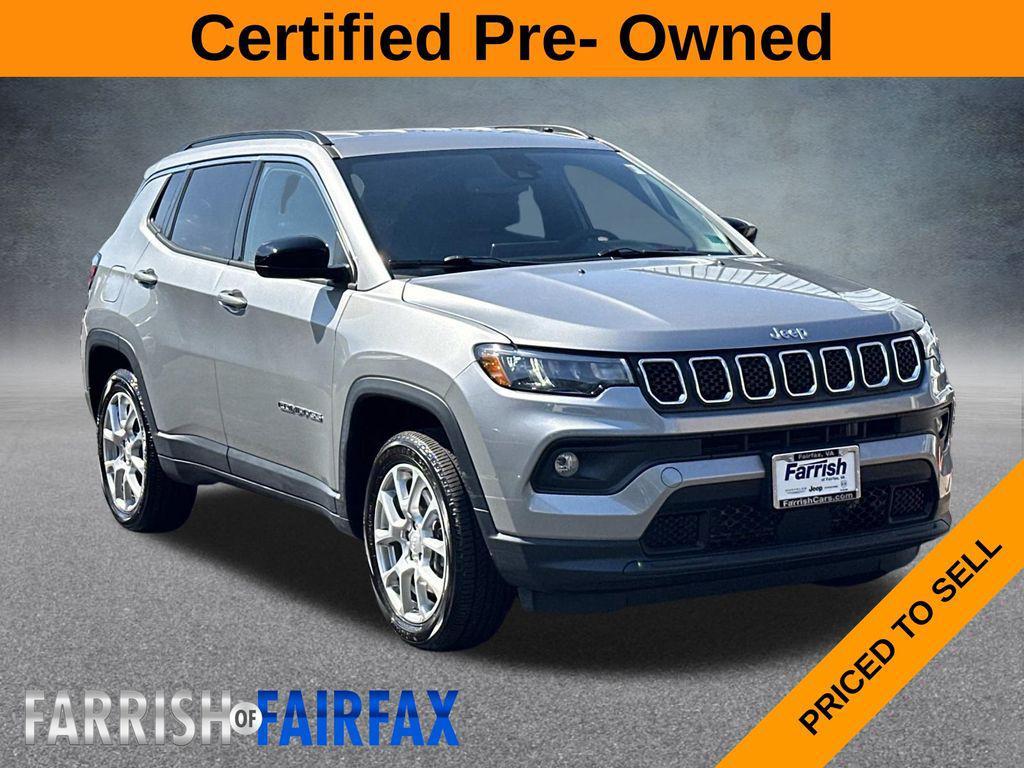 used 2023 Jeep Compass car, priced at $23,500