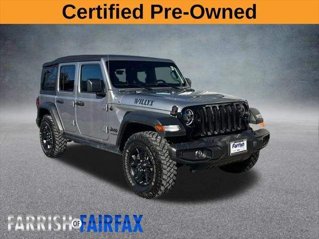 used 2021 Jeep Wrangler car, priced at $29,000