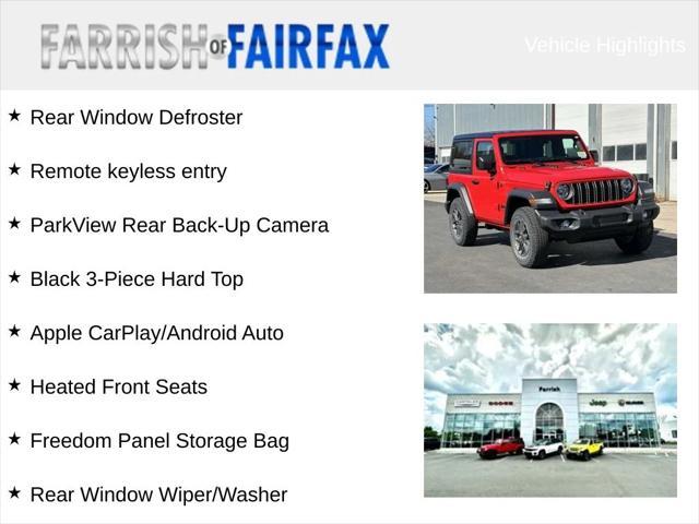 new 2025 Jeep Wrangler car, priced at $36,600