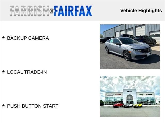 used 2019 Honda Civic car, priced at $16,281