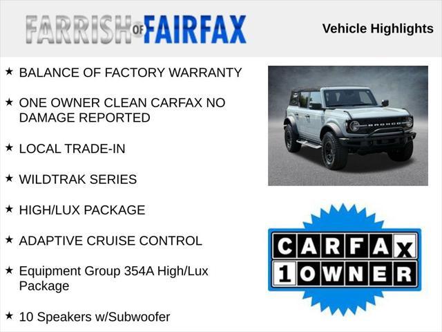used 2024 Ford Bronco car, priced at $55,995