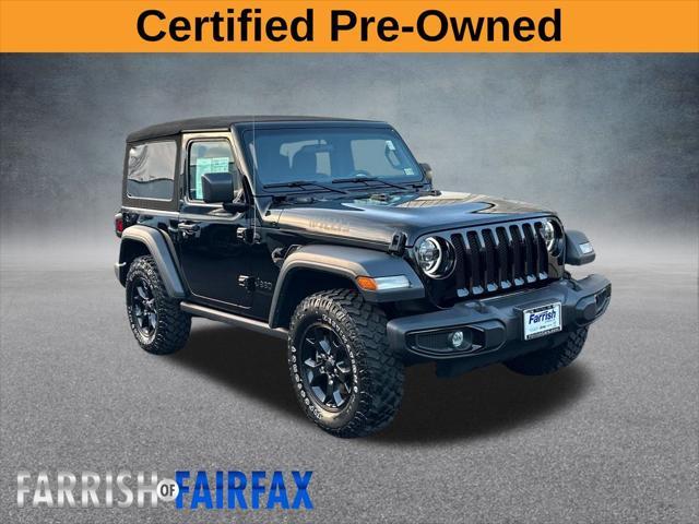 used 2023 Jeep Wrangler car, priced at $31,500