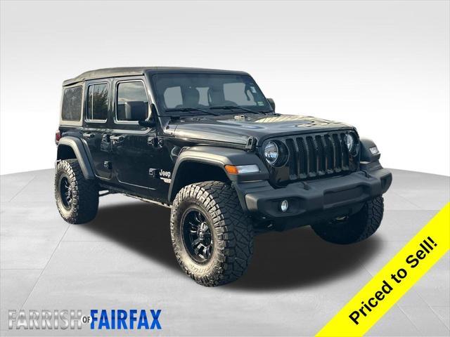 used 2019 Jeep Wrangler Unlimited car, priced at $22,500