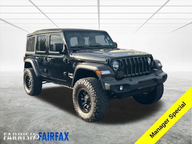 used 2019 Jeep Wrangler Unlimited car, priced at $23,777