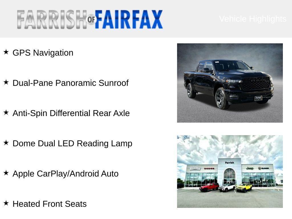 new 2026 Ram 1500 car, priced at $53,281
