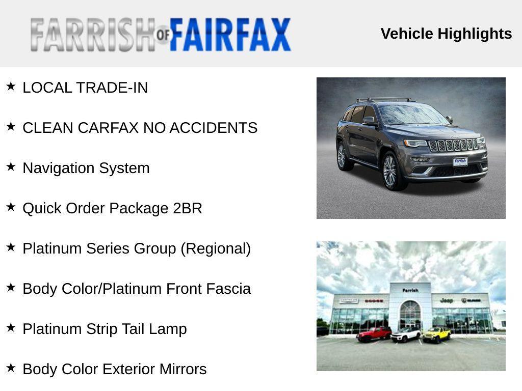 used 2018 Jeep Grand Cherokee car, priced at $21,500