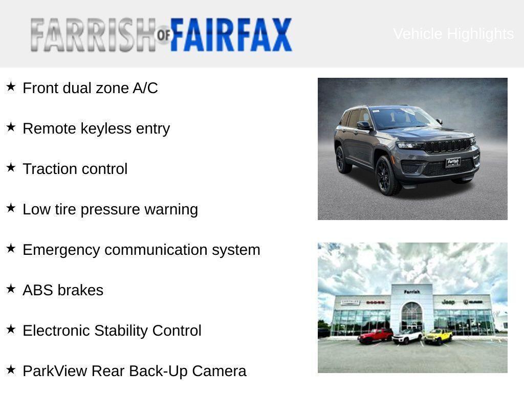 new 2025 Jeep Grand Cherokee car, priced at $38,955