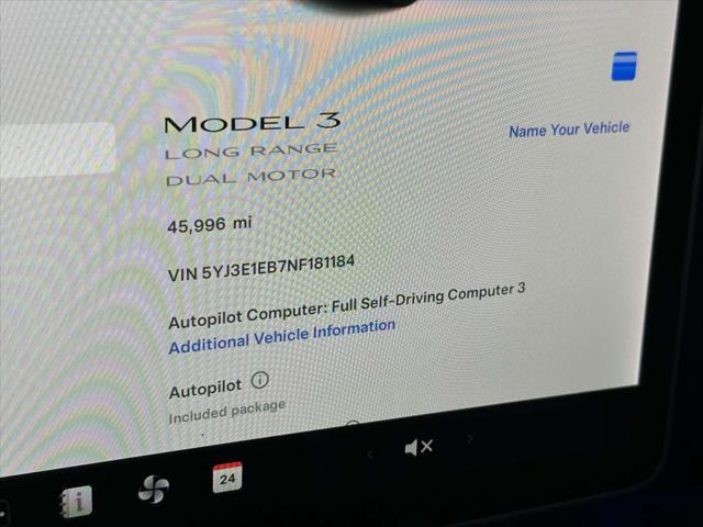 used 2022 Tesla Model 3 car, priced at $25,500