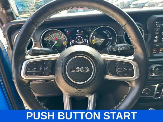 used 2022 Jeep Wrangler Unlimited 4xe car, priced at $33,500