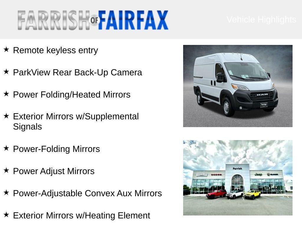 new 2026 Ram ProMaster 1500 car, priced at $44,012