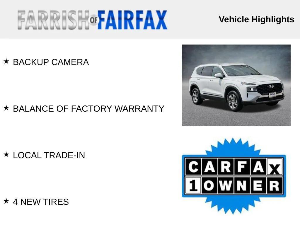used 2023 Hyundai Santa Fe car, priced at $23,500