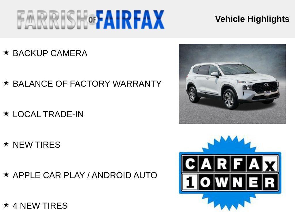 used 2023 Hyundai Santa Fe car, priced at $22,900