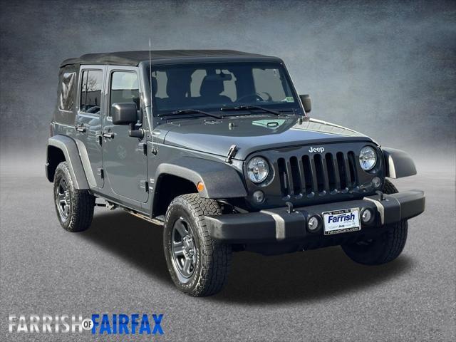 used 2018 Jeep Wrangler JK Unlimited car, priced at $15,500