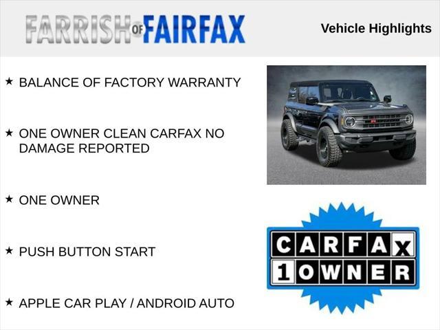 used 2023 Ford Bronco car, priced at $39,732