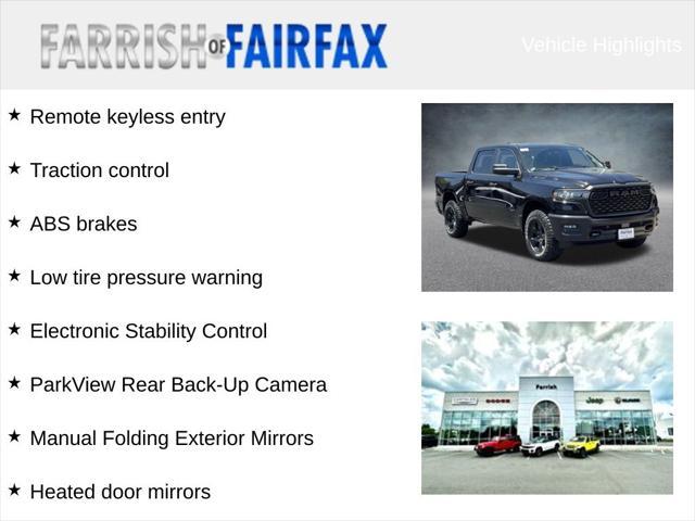 new 2025 Ram 1500 car, priced at $42,442