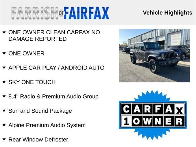 used 2021 Jeep Wrangler car, priced at $32,995