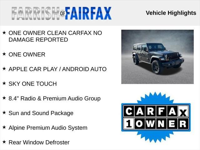 used 2021 Jeep Wrangler car, priced at $32,995