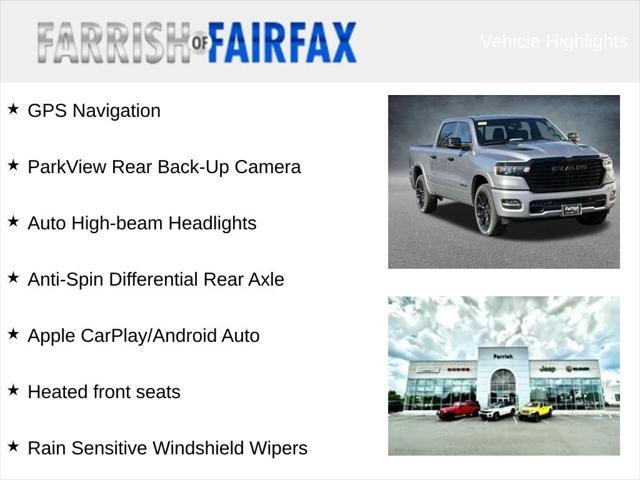 new 2025 Ram 1500 car, priced at $53,190