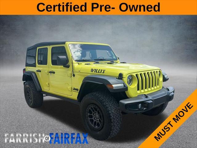 used 2023 Jeep Wrangler car, priced at $37,000