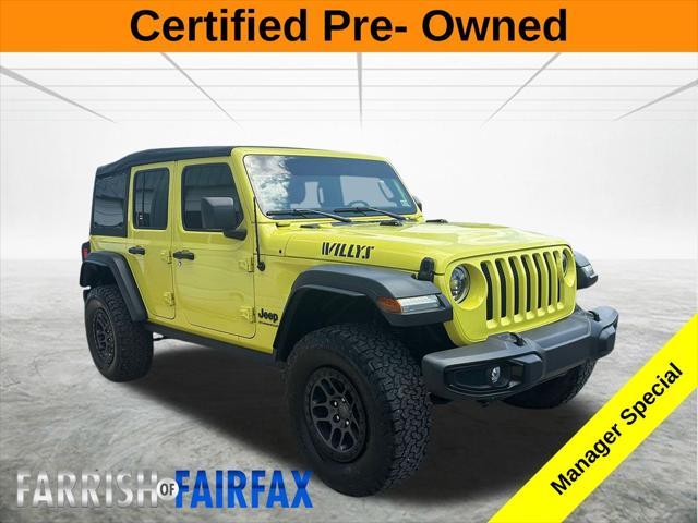 used 2023 Jeep Wrangler car, priced at $39,000