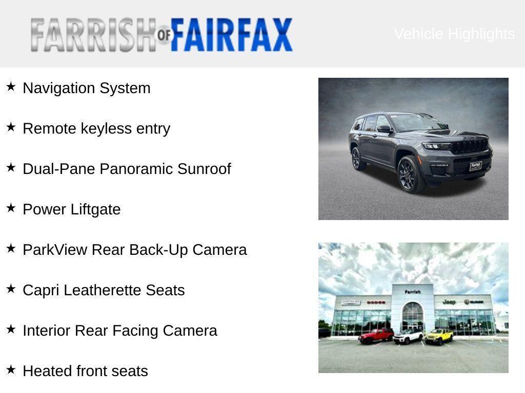 new 2025 Jeep Grand Cherokee L car, priced at $45,529