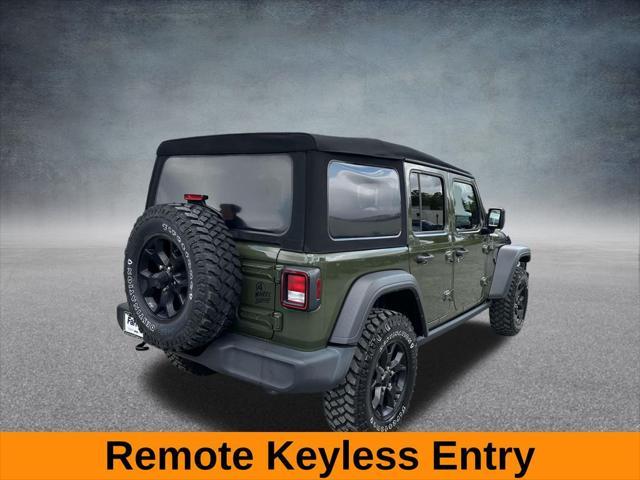 used 2021 Jeep Wrangler car, priced at $28,000