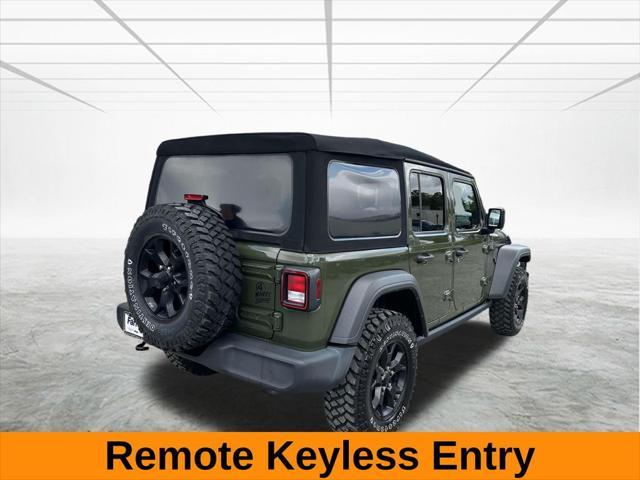 used 2021 Jeep Wrangler car, priced at $30,000