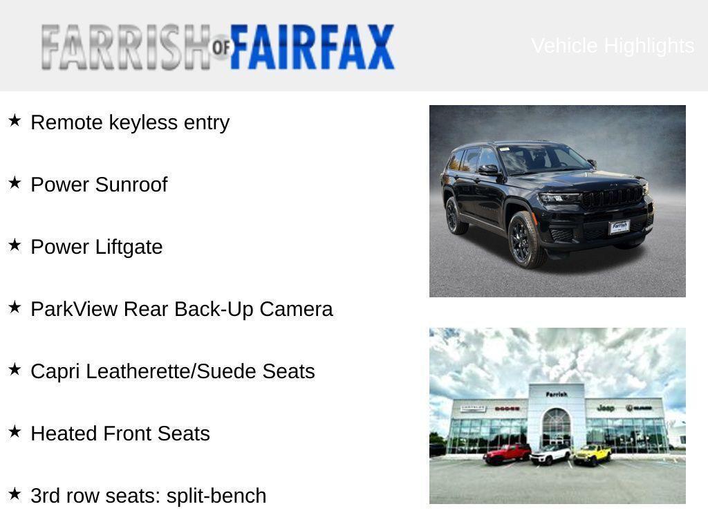 new 2025 Jeep Grand Cherokee L car, priced at $38,415