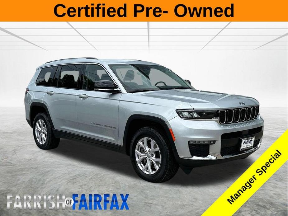 used 2021 Jeep Grand Cherokee L car, priced at $32,500