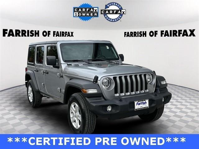 used 2021 Jeep Wrangler Unlimited car, priced at $29,295