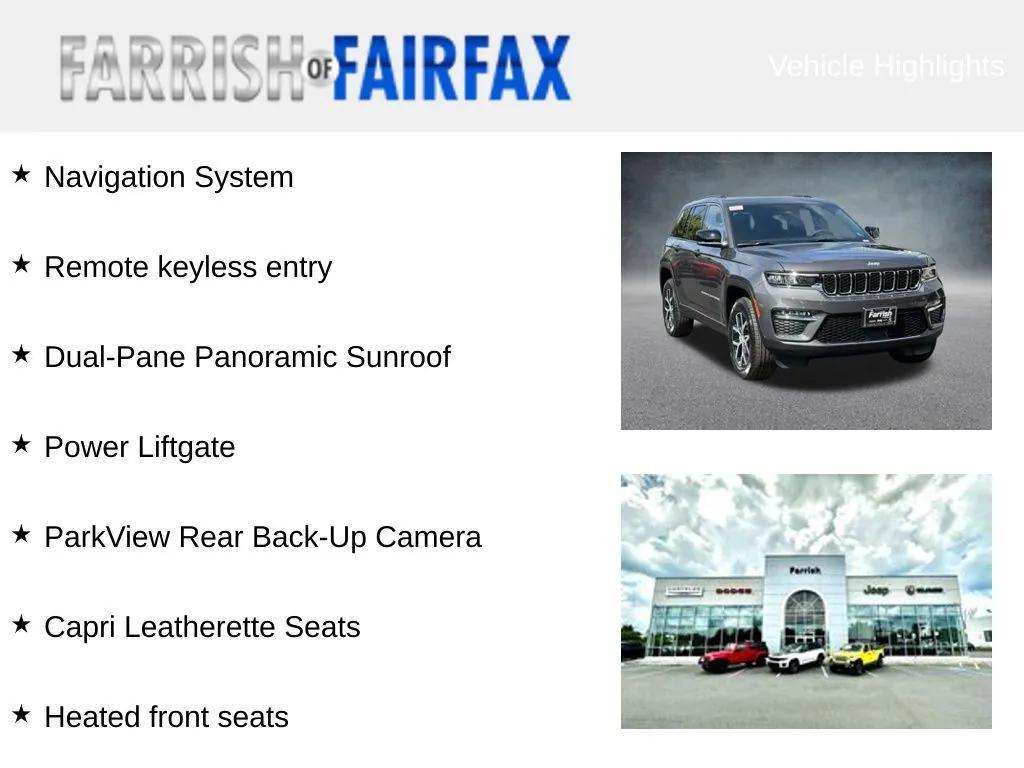 new 2025 Jeep Grand Cherokee car, priced at $40,877