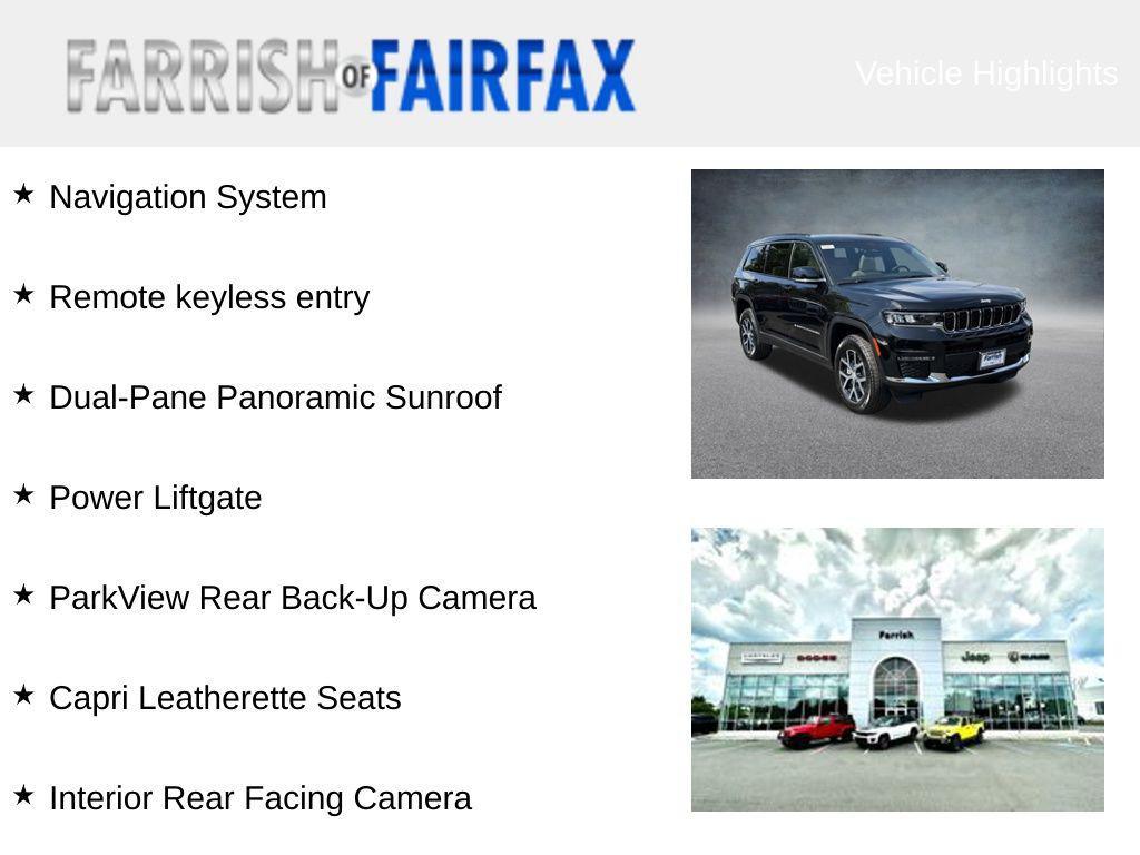 new 2025 Jeep Grand Cherokee L car, priced at $43,177