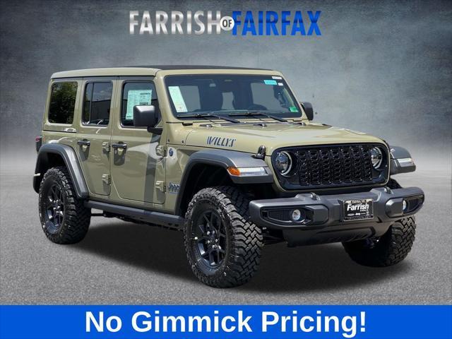 new 2025 Jeep Wrangler 4xe car, priced at $56,544