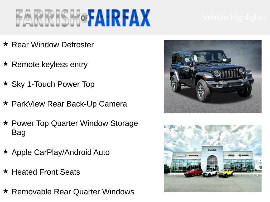 new 2025 Jeep Wrangler car, priced at $39,812