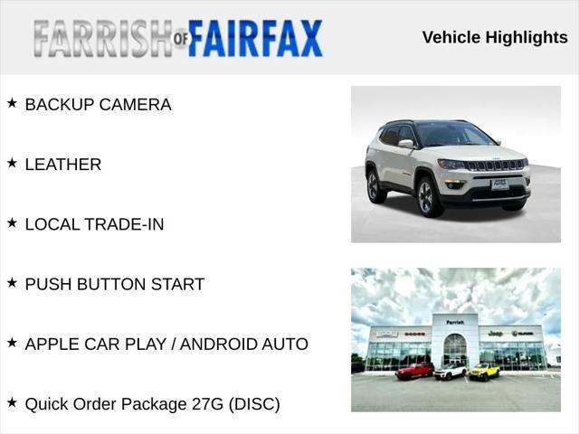 used 2019 Jeep Compass car, priced at $16,495