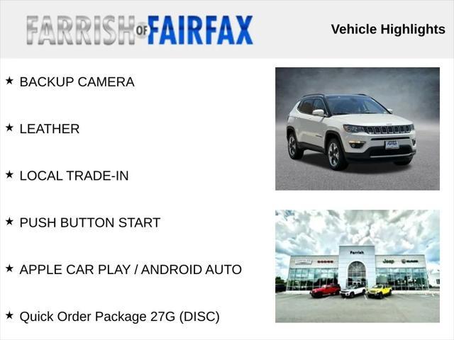 used 2019 Jeep Compass car, priced at $16,900