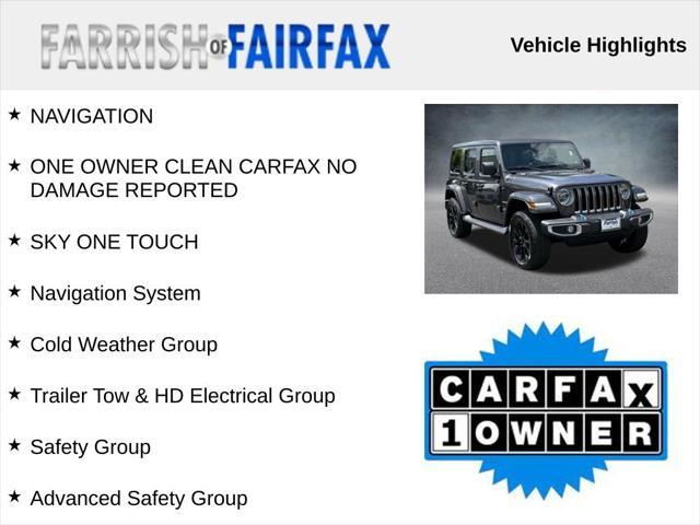used 2022 Jeep Wrangler Unlimited 4xe car, priced at $33,000