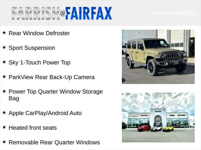 new 2025 Jeep Wrangler 4xe car, priced at $54,834